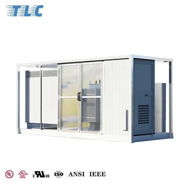 step up skid station with central PCS for BESS