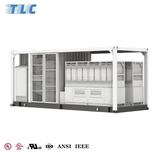 step-up transformer station with string PCS